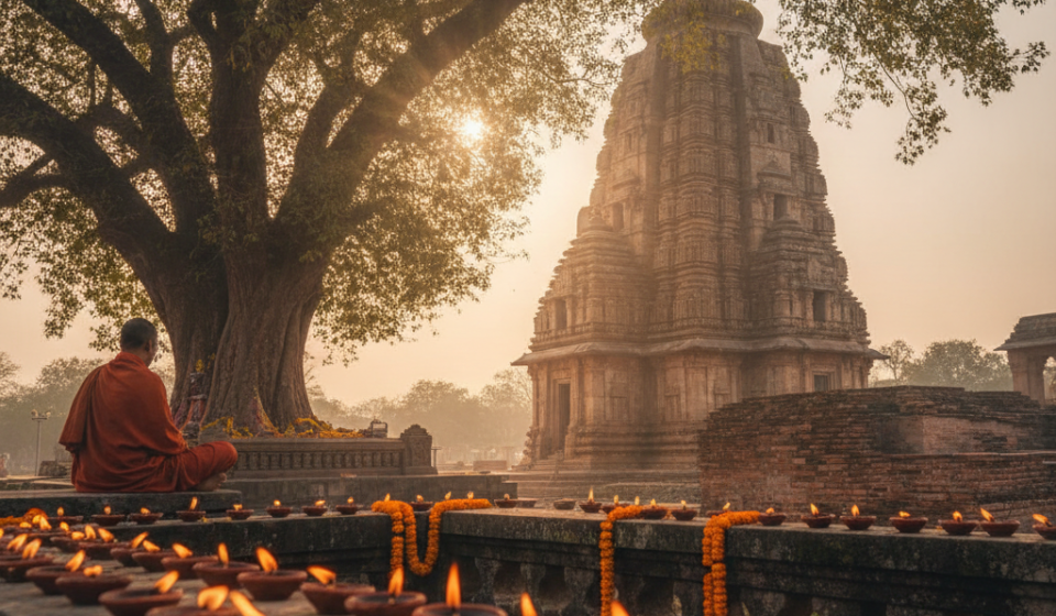 buddhist pilgrimage sites in india hero