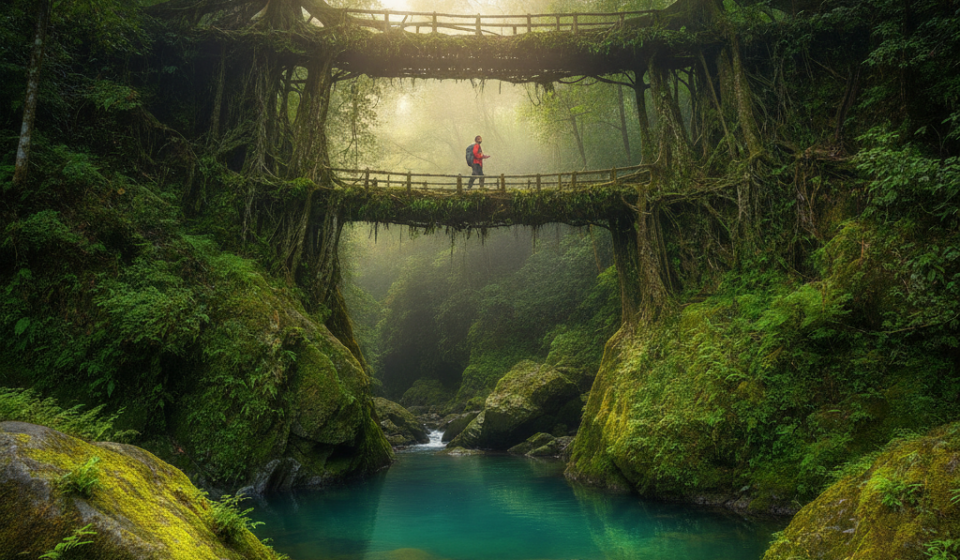 living root bridges meghalaya hero