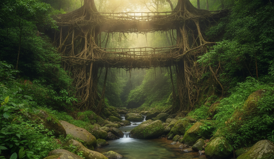 The Ultimate Meghalaya Itinerary: How to Plan the Perfect 6-Day Trip to the Abode of Clouds Meghalaya itinerary hero