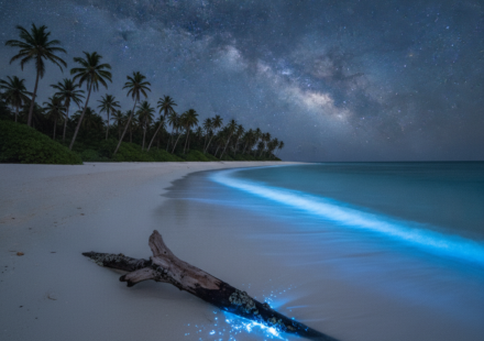 bioluminescent beaches in india hero